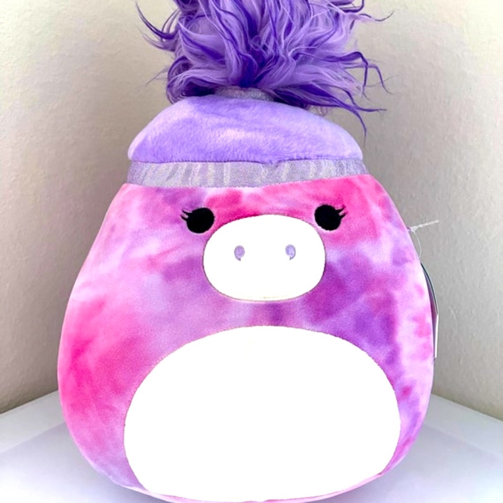 Willow Pegasus Squishmallow 12 inch New with Tag Kelly Toy Pillow Pink Purple